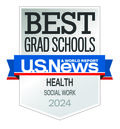 U.S. News and World Report - Best Grad Schools - Health Social Work 2024 badge