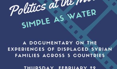 Politics at the Movies: Simple as Water